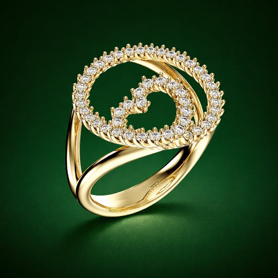Ringe Namuri Dame in Gold Diamante 0.65 Ct AN-NUDASUNCU/G - AN-NUDASUNCU/G